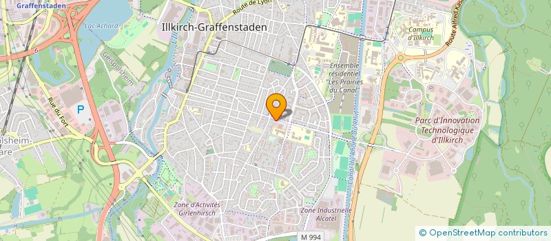 localisation de l'entreprise MONSIEUR JEAN FAY  ILLKIRCH-GRAFFENSTADEN