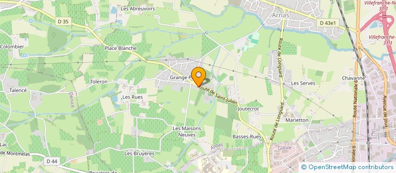 localisation de l'entreprise MONSIEUR JEAN FAYARD  ARNAS