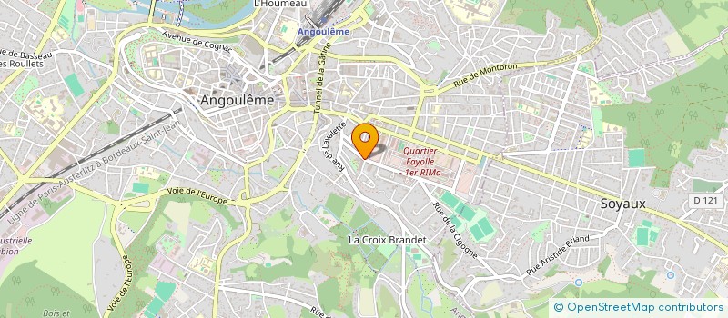 localisation de l'entreprise MONSIEUR JEAN FAYE à ANGOULEME