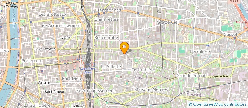 localisation de l'entreprise MONSIEUR JEAN FAYETTE  LYON