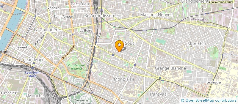 localisation de l'entreprise MONSIEUR JEAN FAYOL  LYON