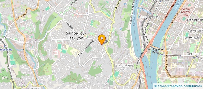 localisation de l'entreprise MONSIEUR JEAN FAYOLLE  SAINTE-FOY-LES-LYON