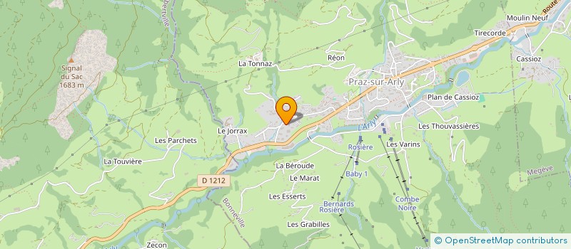 localisation de l'entreprise MONSIEUR JEAN FAYOLLE à PRAZ-SUR-ARLY