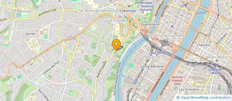 localisation de l'entreprise MONSIEUR JEAN FAYSSE  SAINTE-FOY-LES-LYON