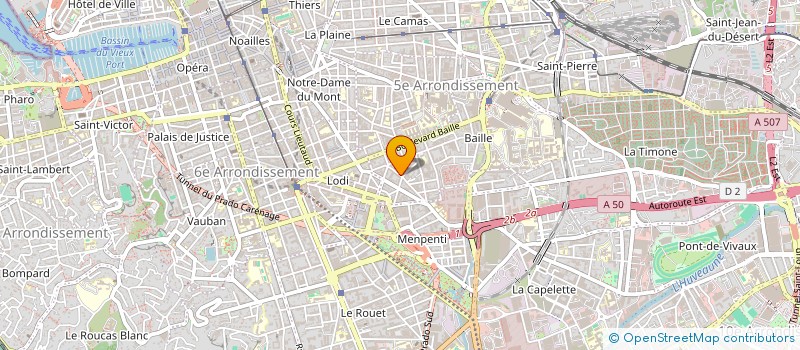 localisation de l'entreprise MONSIEUR JEAN FAZZOLARI à MARSEILLE
