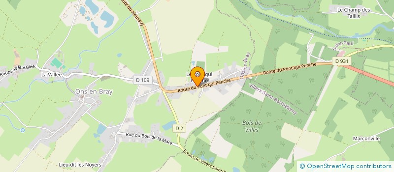 localisation de l'entreprise MONSIEUR JEAN FECAMP  ONS-EN-BRAY