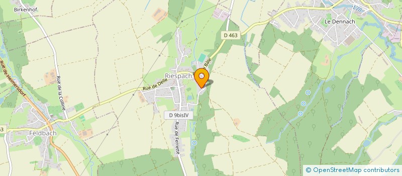 localisation de l'entreprise MONSIEUR JEAN FEIST  RIESPACH