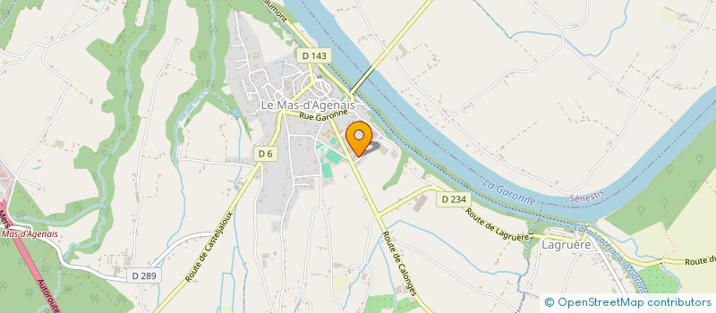 localisation de l'entreprise MONSIEUR JEAN FELIERS  LE MAS-D'AGENAIS