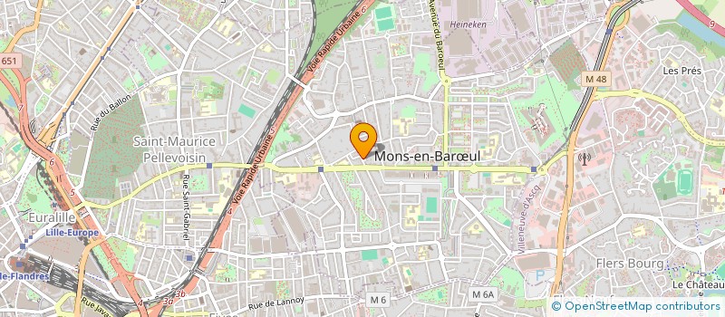 localisation de l'entreprise MONSIEUR JEAN FELIX à MONS-EN-BARŒUL