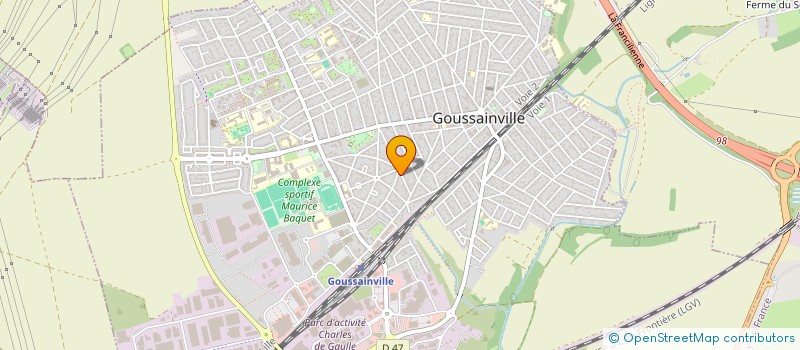 localisation de l'entreprise MONSIEUR JEAN FELIX  GOUSSAINVILLE