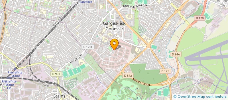 localisation de l'entreprise MONSIEUR JEAN-FELIX N'DILYO  GARGES-LES-GONESSE