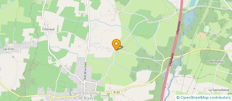 localisation de l'entreprise MONSIEUR JEAN FELTAIN  SAINT-CHRISTOLY-DE-BLAYE