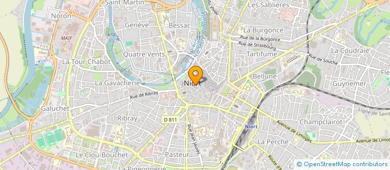 localisation de l'entreprise MONSIEUR JEAN FELTAIN  NIORT