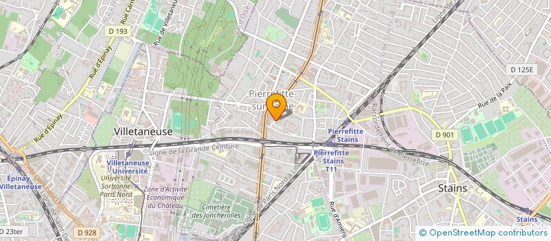 localisation de l'entreprise MONSIEUR JEAN FENESTIL à PIERREFITTE-SUR-SEINE