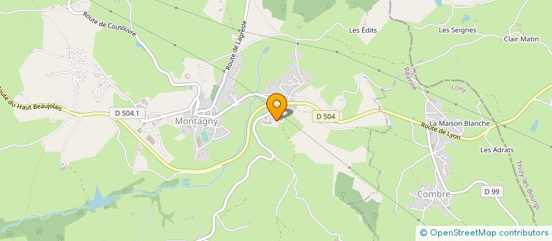 localisation de l'entreprise MONSIEUR JEAN FENOUILLET  MONTAGNY