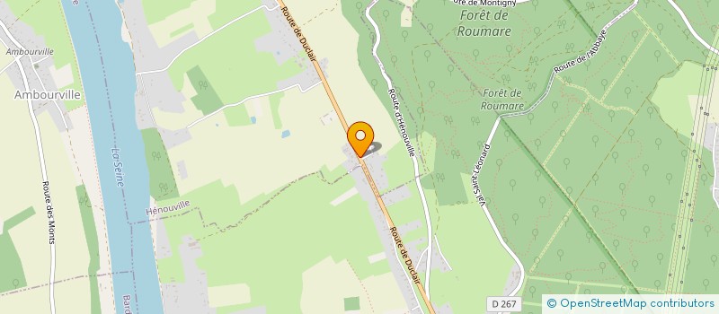 localisation de l'entreprise MONSIEUR JEAN FERCOQ  HENOUVILLE