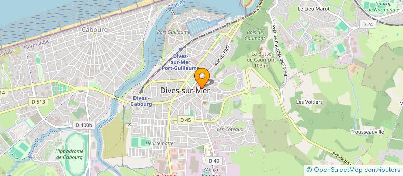 localisation de l'entreprise MONSIEUR JEAN FERET à DIVES-SUR-MER