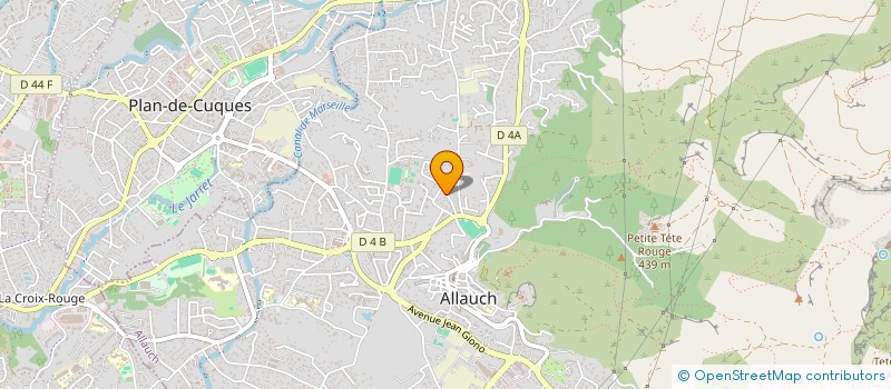 localisation de l'entreprise MONSIEUR JEAN FERNANDEZ  ALLAUCH