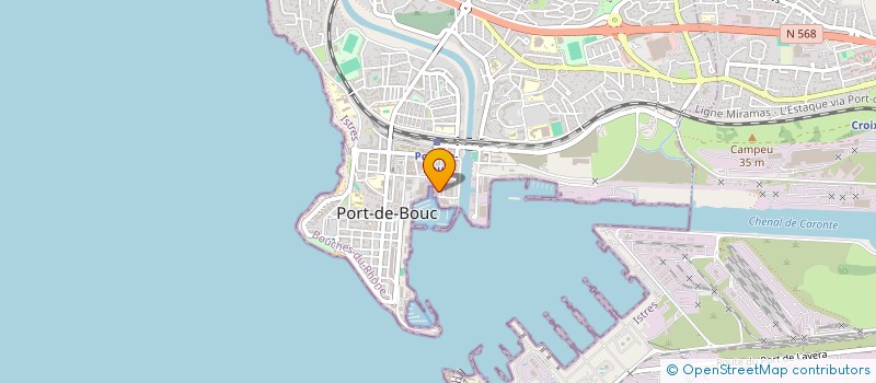 localisation de l'entreprise MONSIEUR JEAN FERNANDEZ  PORT DE BOUC