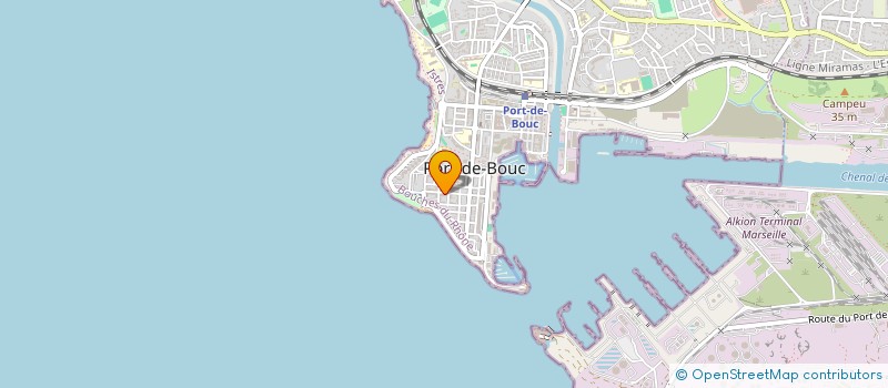 localisation de l'entreprise MONSIEUR JEAN FERNANDEZ  PORT-DE-BOUC