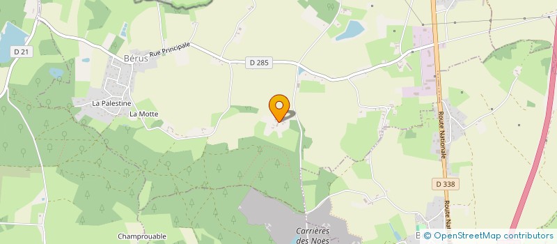 localisation de l'entreprise MONSIEUR JEAN FERNET LE MOUTON DE BOISDEFFRE  BERUS