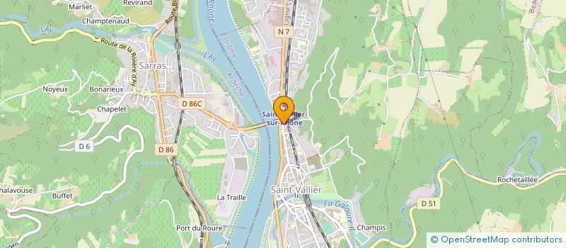 localisation de l'entreprise MONSIEUR JEAN FERRAGUT à SAINT-VALLIER