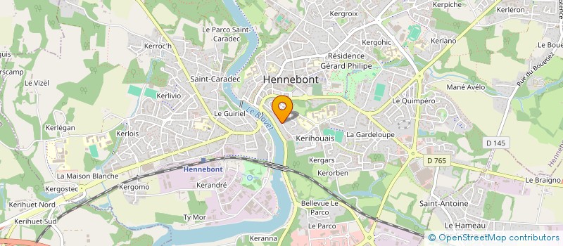 localisation de l'entreprise MONSIEUR JEAN FERRAND  HENNEBONT