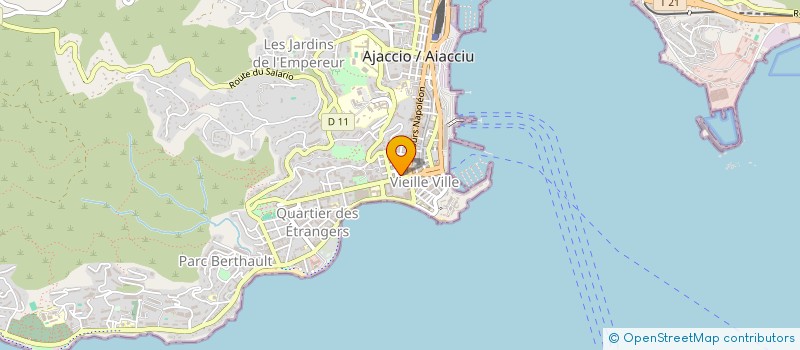 localisation de l'entreprise MONSIEUR JEAN FERRANDINI à AJACCIO