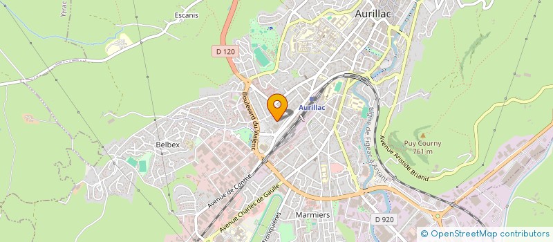 localisation de l'entreprise MONSIEUR JEAN FERRANDON à AURILLAC