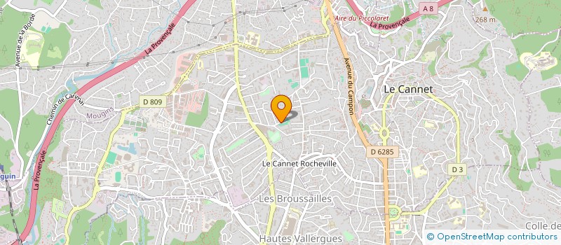 localisation de l'entreprise MONSIEUR JEAN FERRARI à LE CANNET