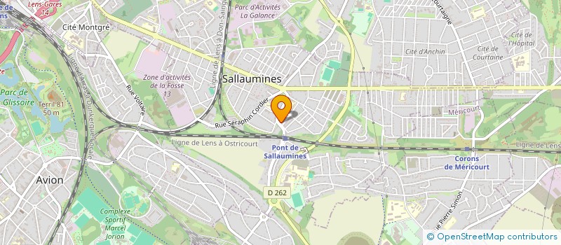 localisation de l'entreprise MONSIEUR JEAN FERRARO à SALLAUMINES