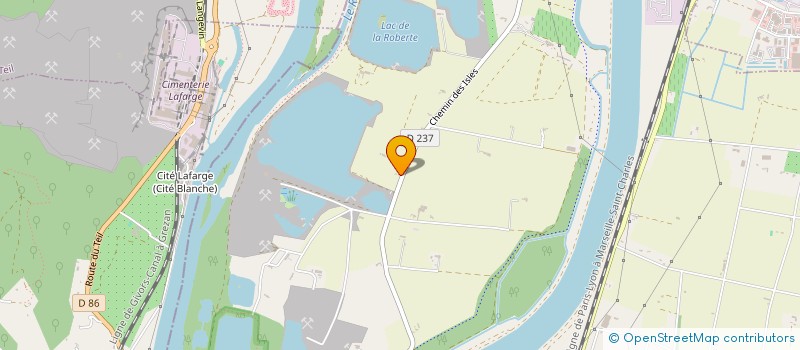 localisation de l'entreprise MONSIEUR JEAN FERRENT  CHATEAUNEUF-DU-RHONE