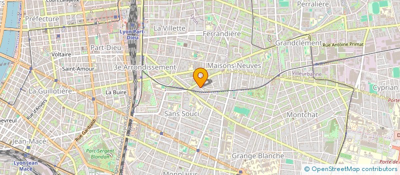 localisation de l'entreprise MONSIEUR JEAN-FERREOL RUPH  LYON