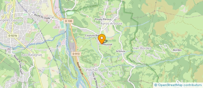 localisation de l'entreprise MONSIEUR JEAN FERRER  AYROS-ARBOUIX