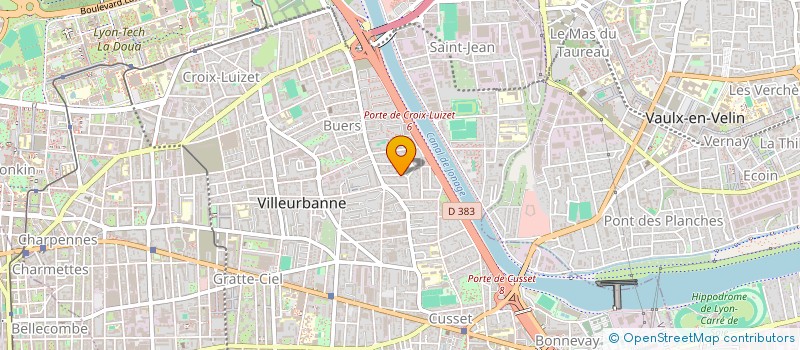 localisation de l'entreprise MONSIEUR JEAN FERRET  VILLEURBANNE