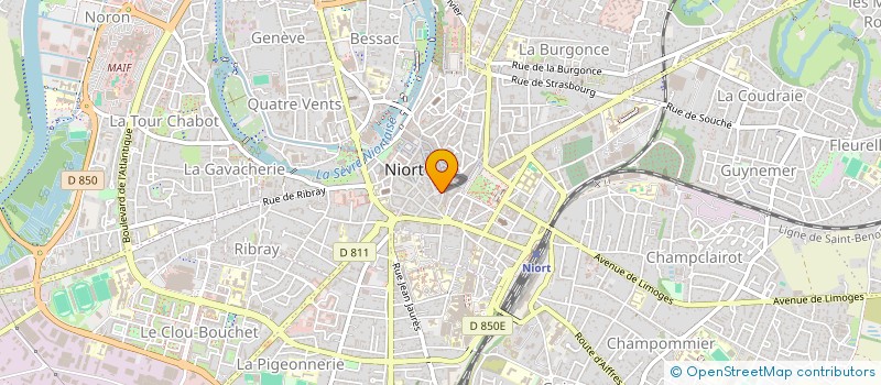 localisation de l'entreprise MONSIEUR JEAN FERRON à NIORT