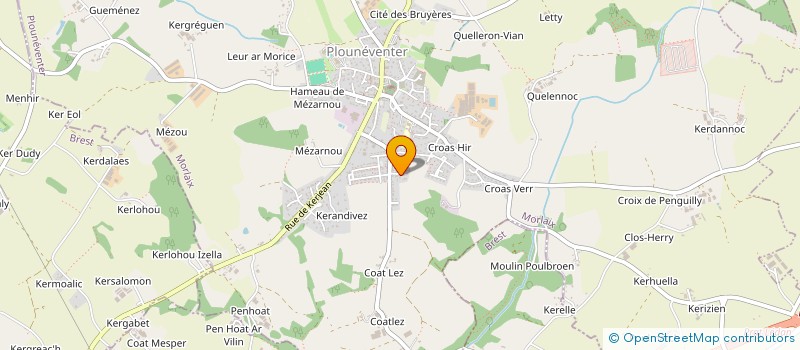 localisation de l'entreprise MONSIEUR JEAN FERS  PLOUNEVENTER