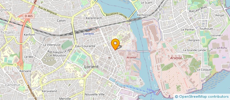 localisation de l'entreprise MONSIEUR JEAN FESSARD à LORIENT