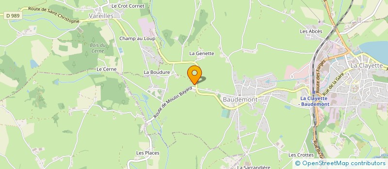 localisation de l'entreprise MONSIEUR JEAN FEUILLET à BAUDEMONT