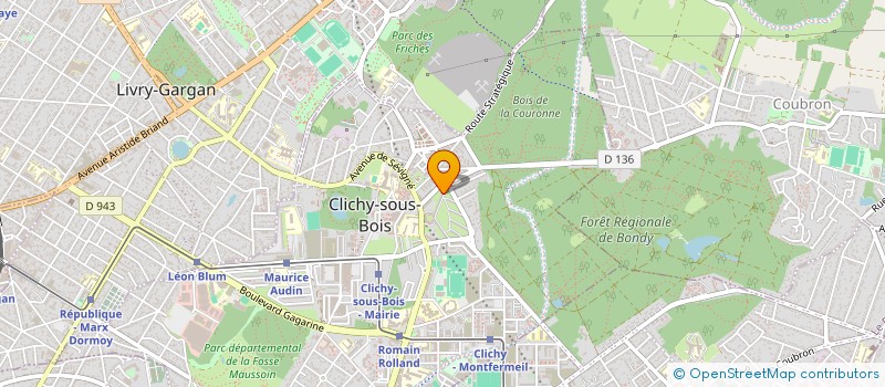 localisation de l'entreprise MONSIEUR JEAN FEUYANG à CLICHY-SOUS-BOIS