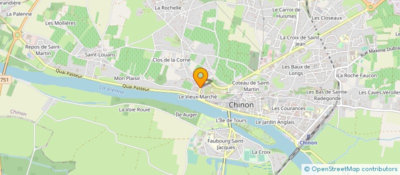 localisation de l'entreprise MONSIEUR JEAN FEVRIER  CHINON