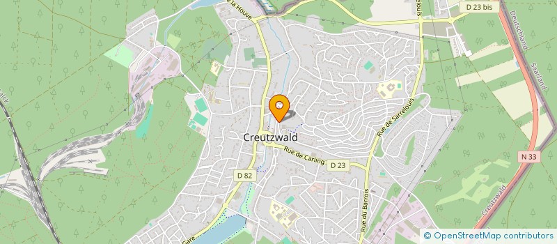 localisation de l'entreprise MONSIEUR JEAN FEY  CREUTZWALD