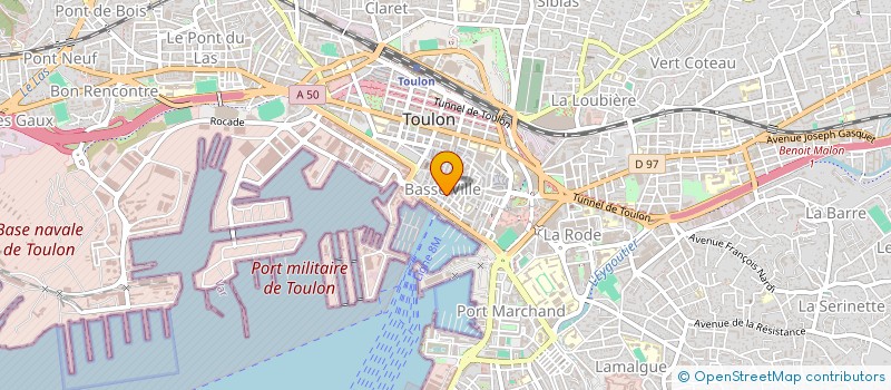 localisation de l'entreprise MONSIEUR JEAN FEZANCIEUX à TOULON