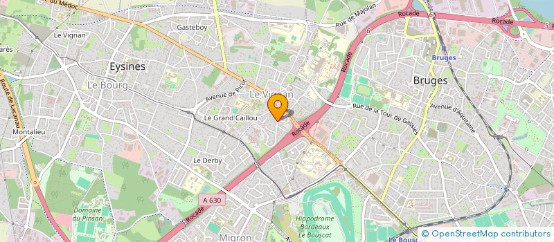 localisation de l'entreprise MONSIEUR JEAN FIANCETTE à EYSINES