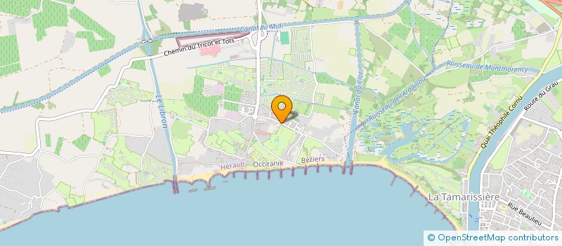 localisation de l'entreprise MONSIEUR JEAN FICHON  VIAS