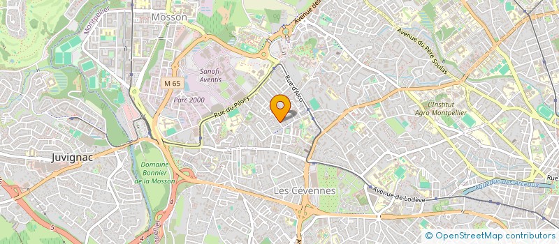 localisation de l'entreprise MONSIEUR JEAN FIDALE à MONTPELLIER