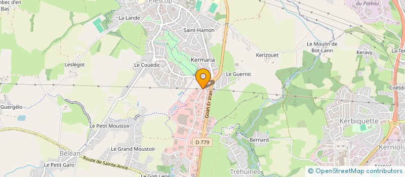 localisation de l'entreprise MONSIEUR JEAN FIE  PLESCOP