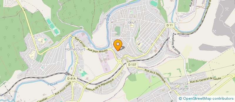 localisation de l'entreprise MONSIEUR JEAN FIEGEL  JOEUF