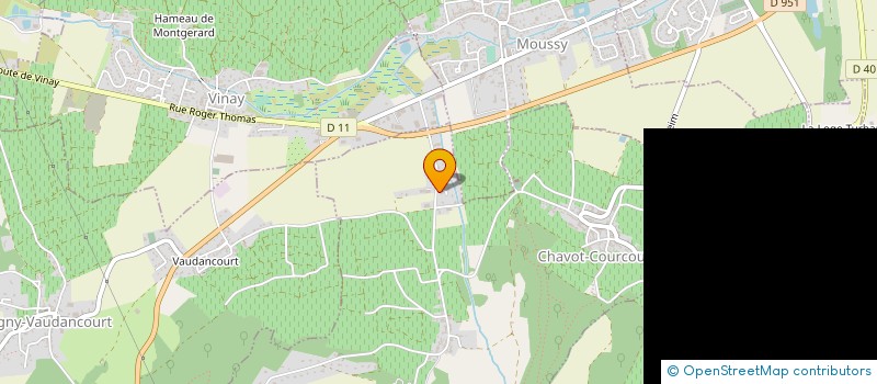 localisation de l'entreprise MONSIEUR JEAN FIERFORT  CHAVOT-COURCOURT