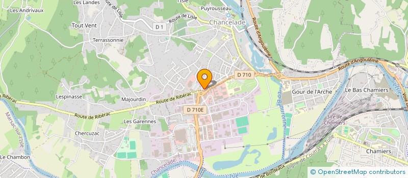 localisation de l'entreprise MONSIEUR JEAN FIETKO  CHANCELADE